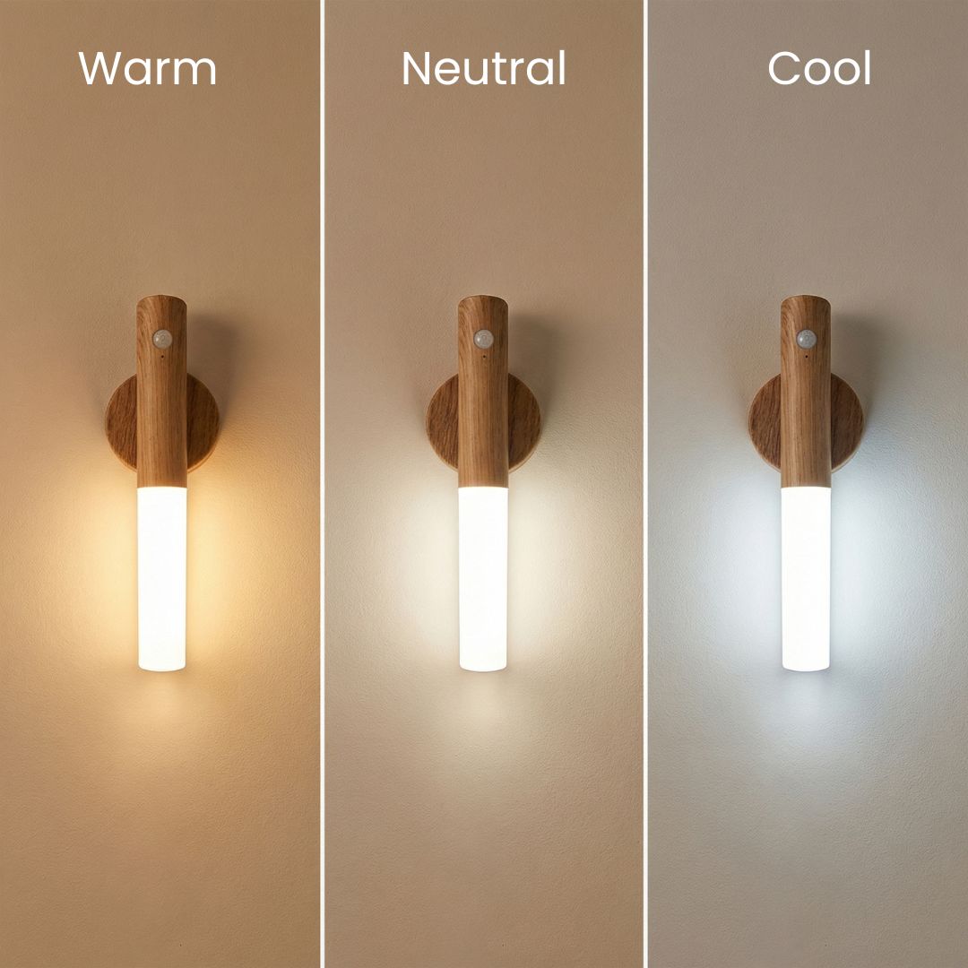 Smart Motion Sensor Night Light – Soft Glow, Zero Wires