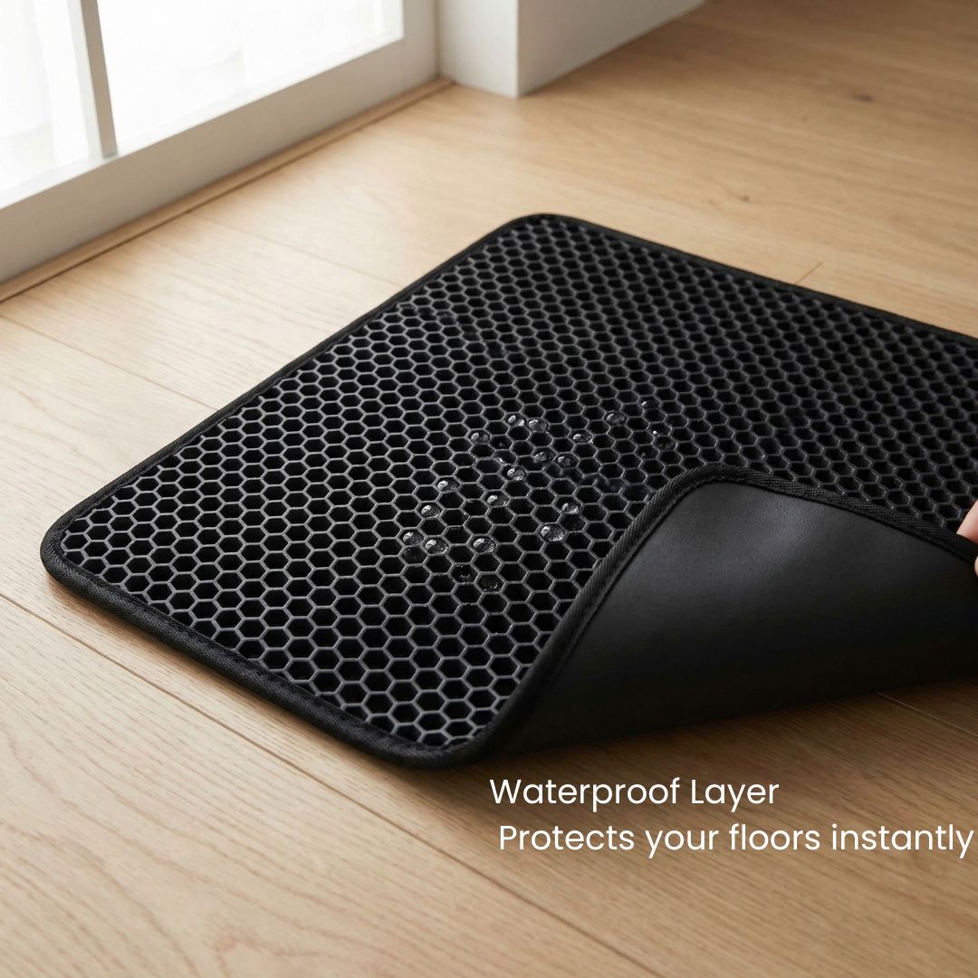 Tapis de litière imperméable pour chat – Une maison plus propre