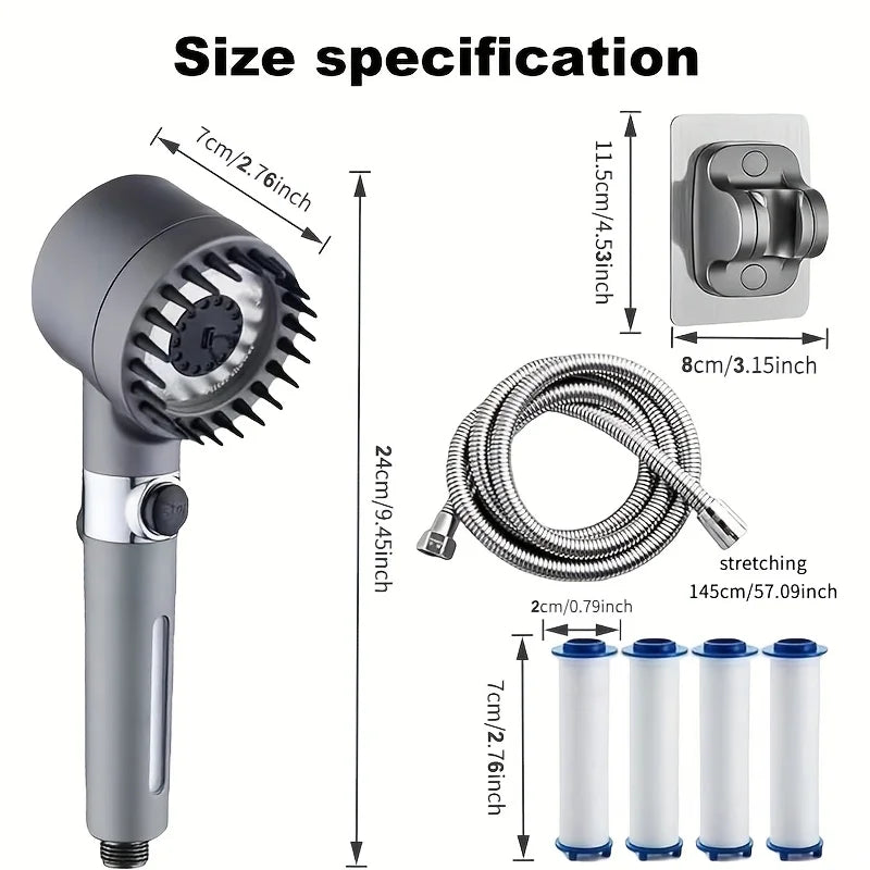 IonDrop™ Turbo Filter Shower Head – Softer Hair Starts Here