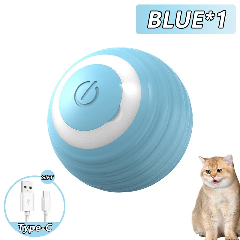 Balle roulante intelligente pour chat