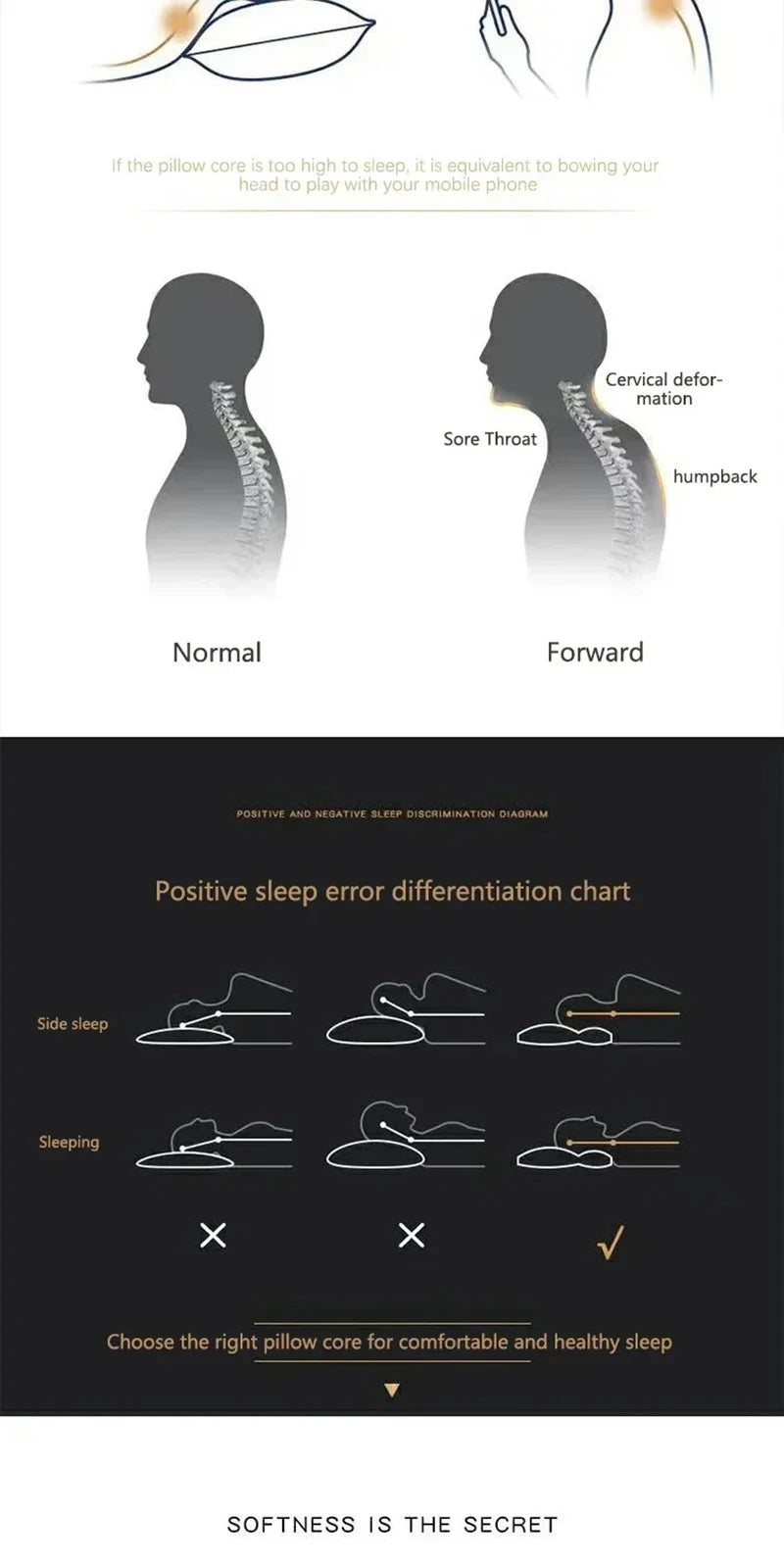 Cervical Support Sleep Pillow
