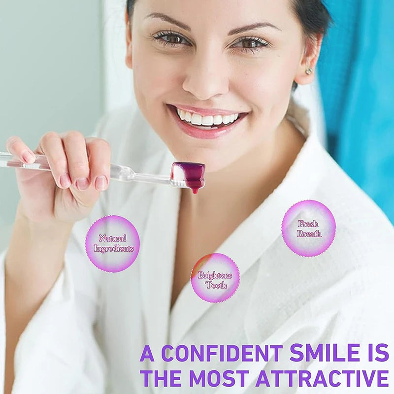 V34 Purple Whitening Toothpaste – Instant Yellow Tone Neutralizer