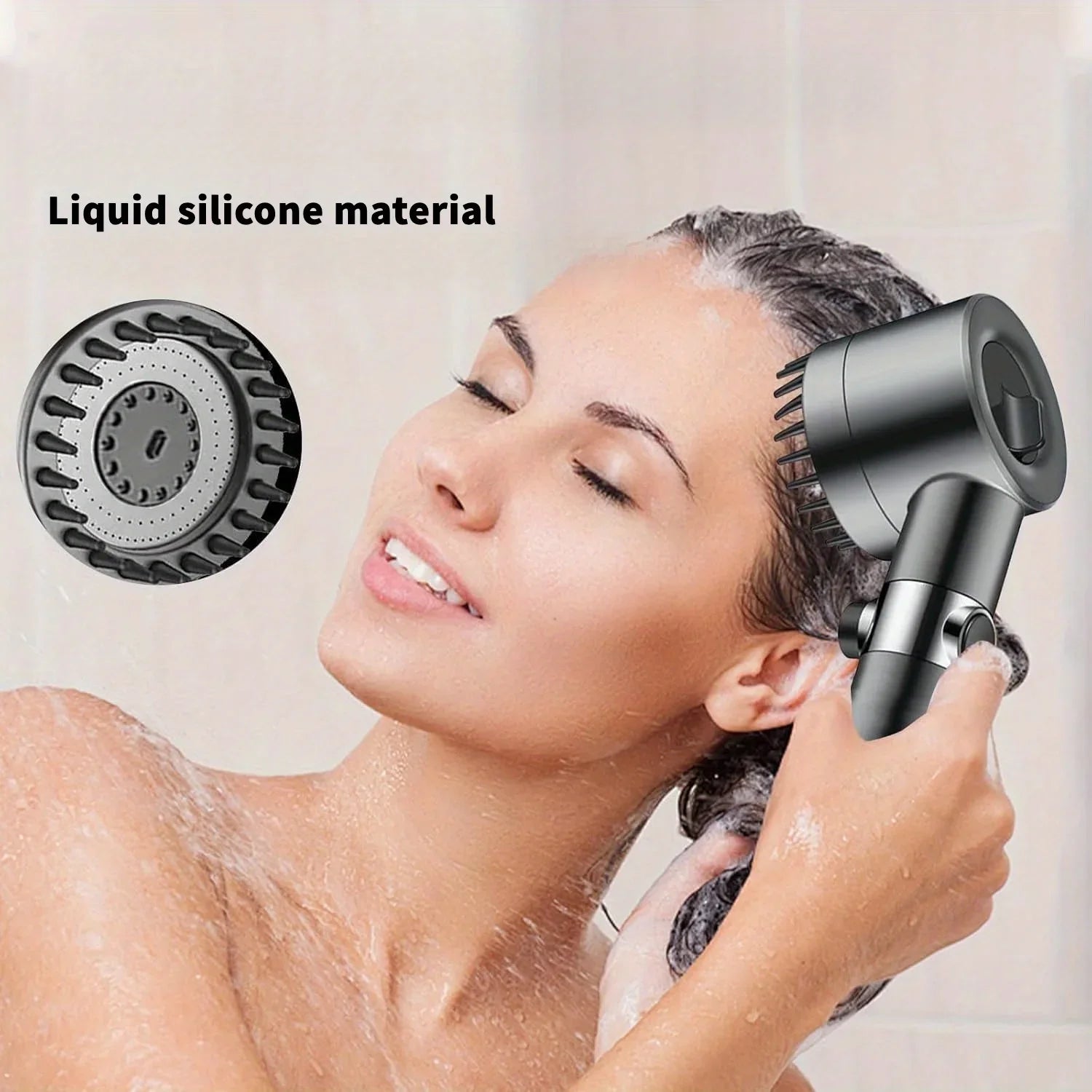 IonDrop™ Turbo Filter Shower Head – Softer Hair Starts Here