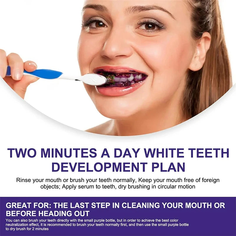 V34 Purple Whitening Toothpaste – Instant Yellow Tone Neutralizer
