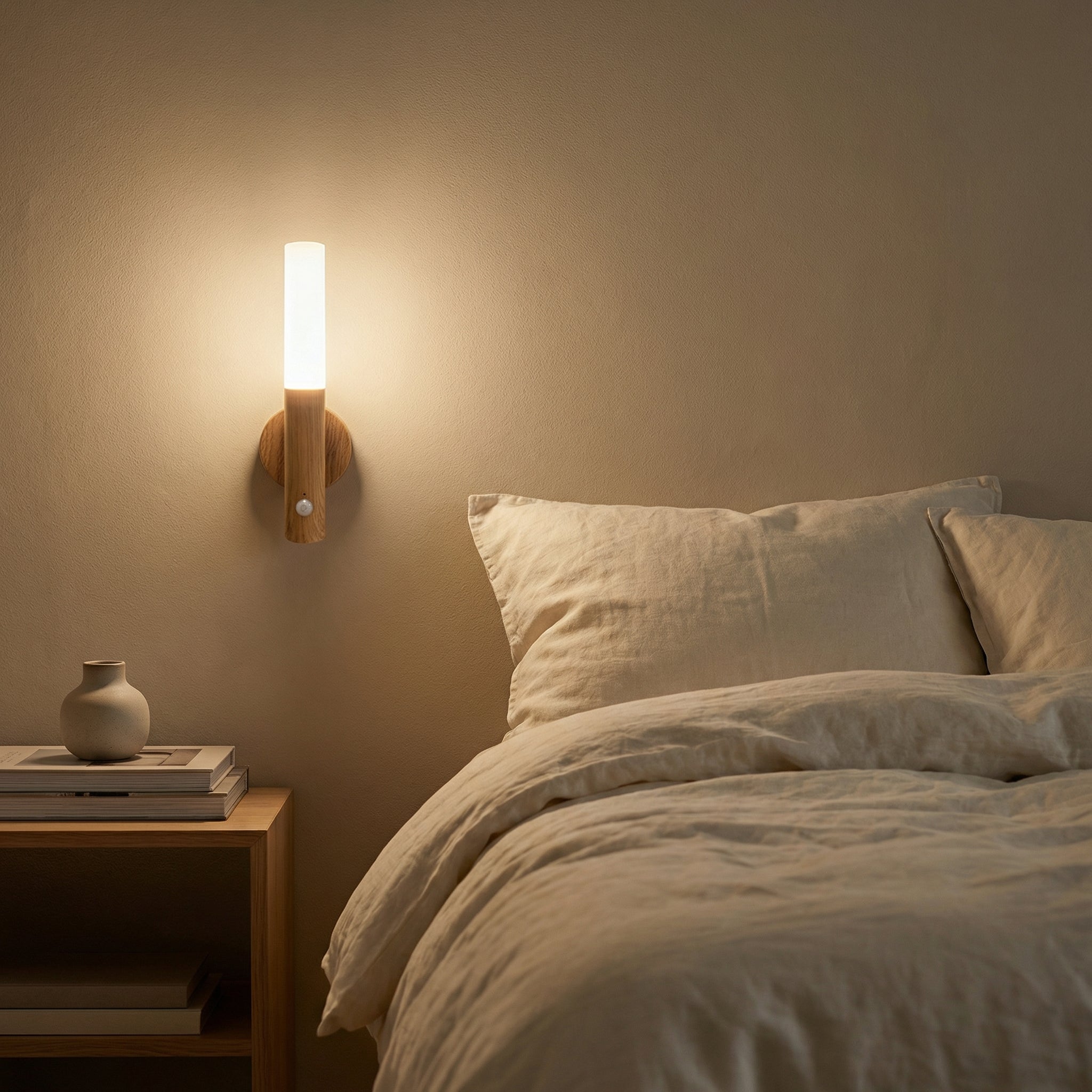 Smart Motion Sensor Night Light – Soft Glow, Zero Wires