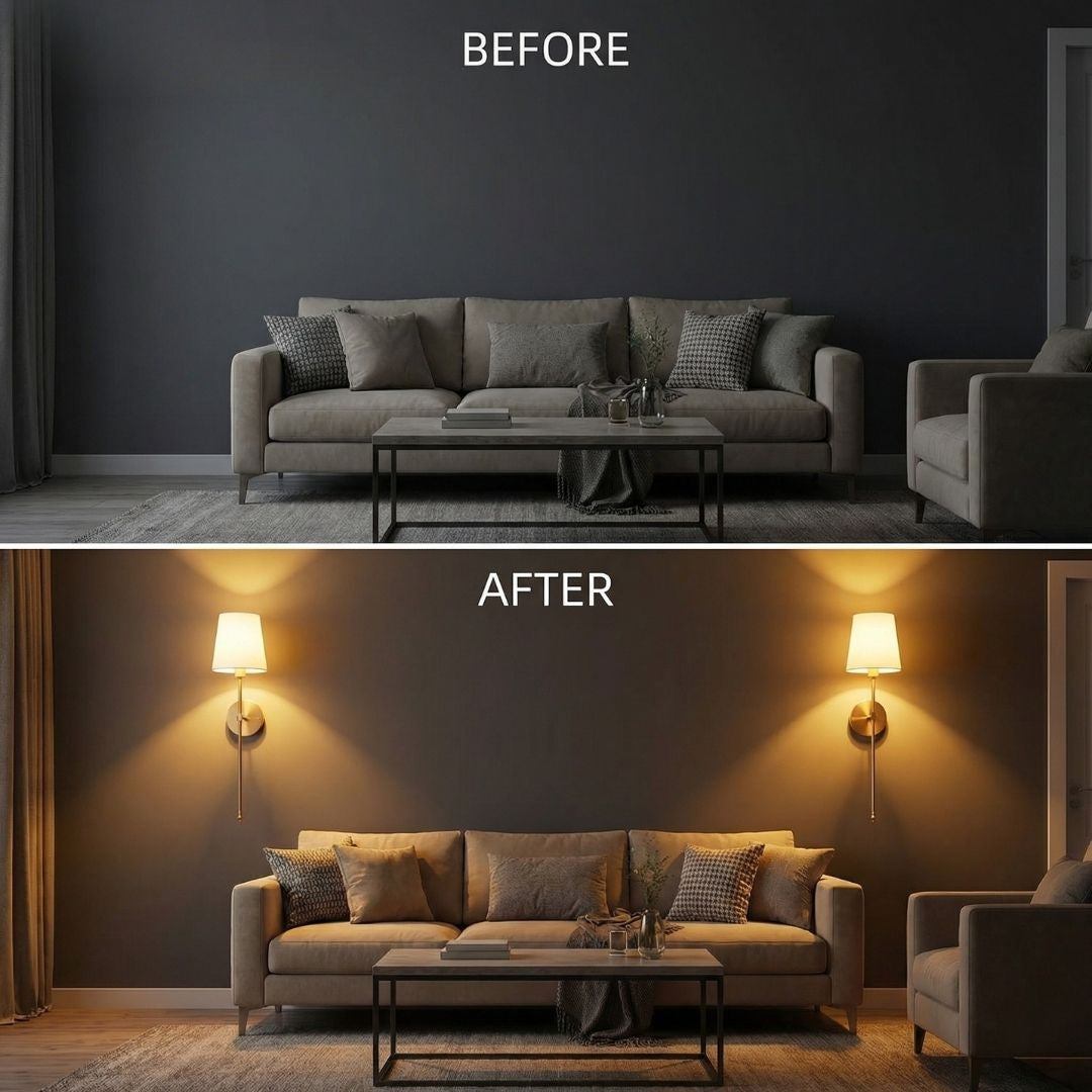 Applique murale sans fil rechargeable – Pas besoin d’électricien, LED rechargeable