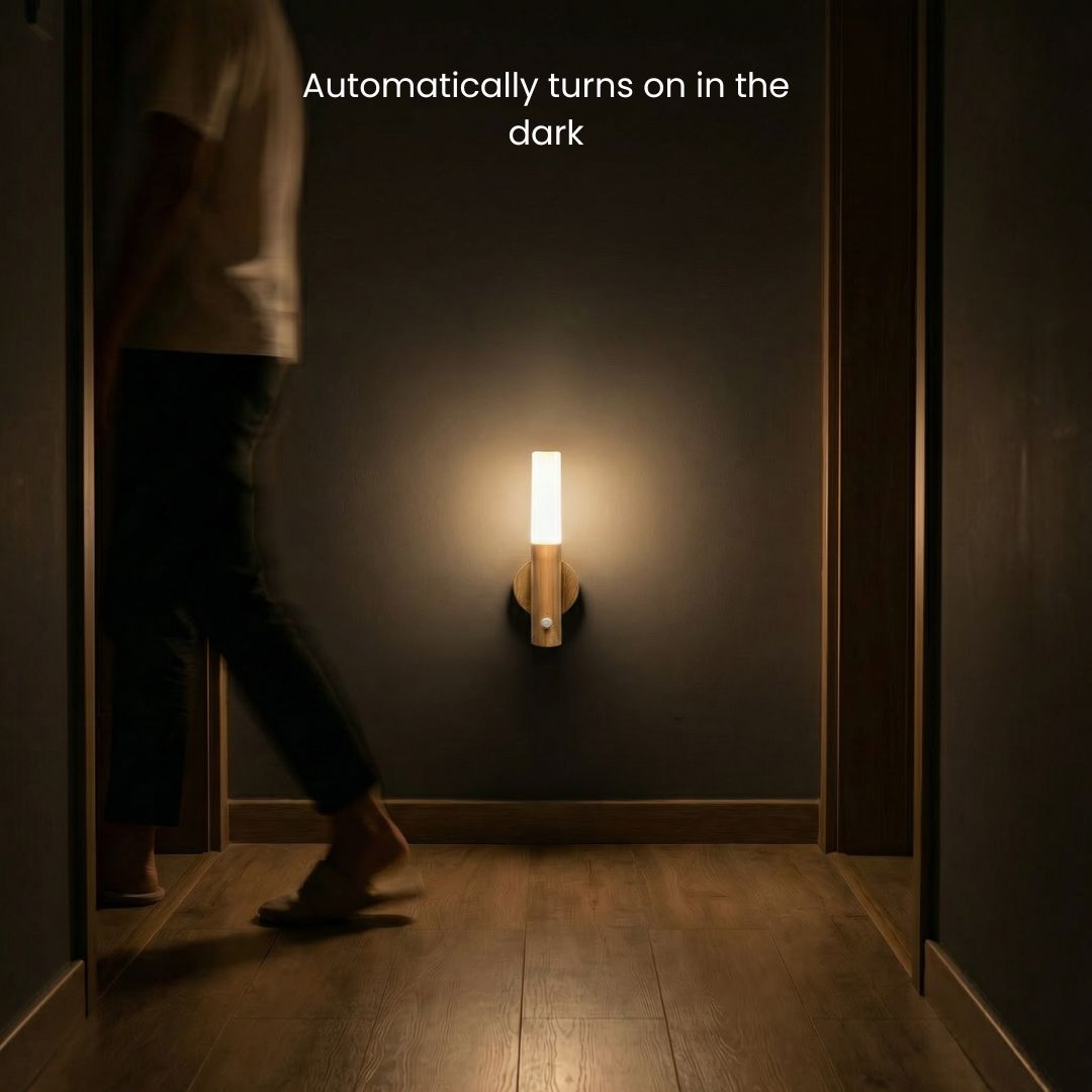 Smart Motion Sensor Night Light – Soft Glow, Zero Wires