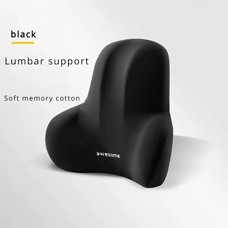 2-in-1 Memory Foam Zit- en Lendenkussen