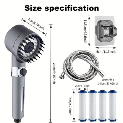 IonDrop™ Turbo Filter Shower Head – Softer Hair Starts Here