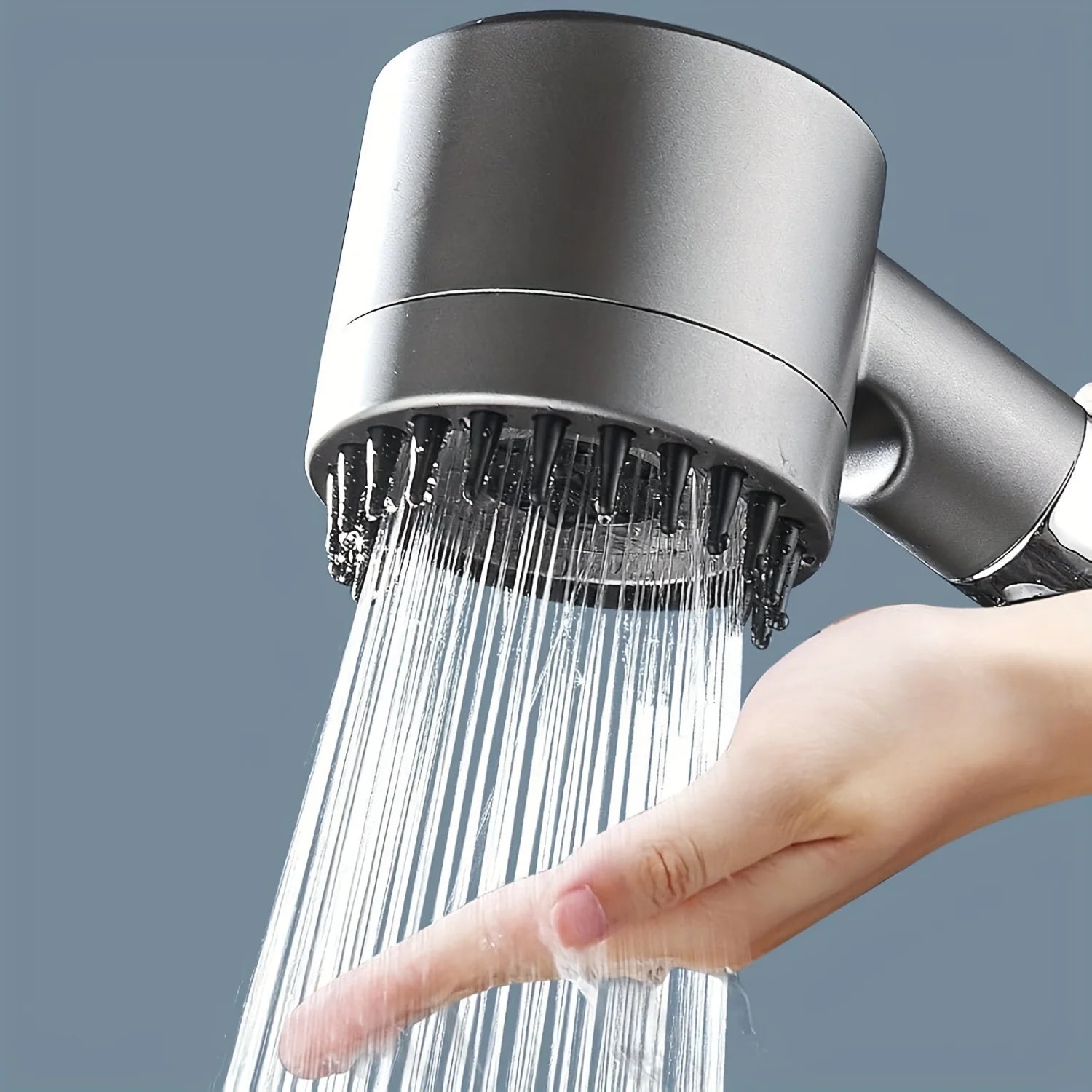 IonDrop™ Turbo Filter Shower Head – Softer Hair Starts Here