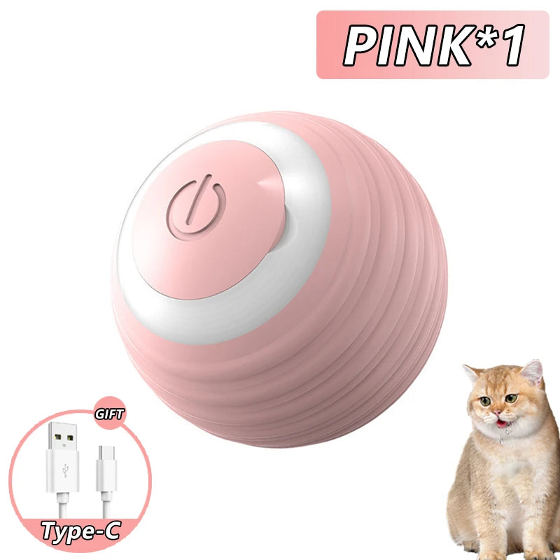 Balle roulante intelligente pour chat