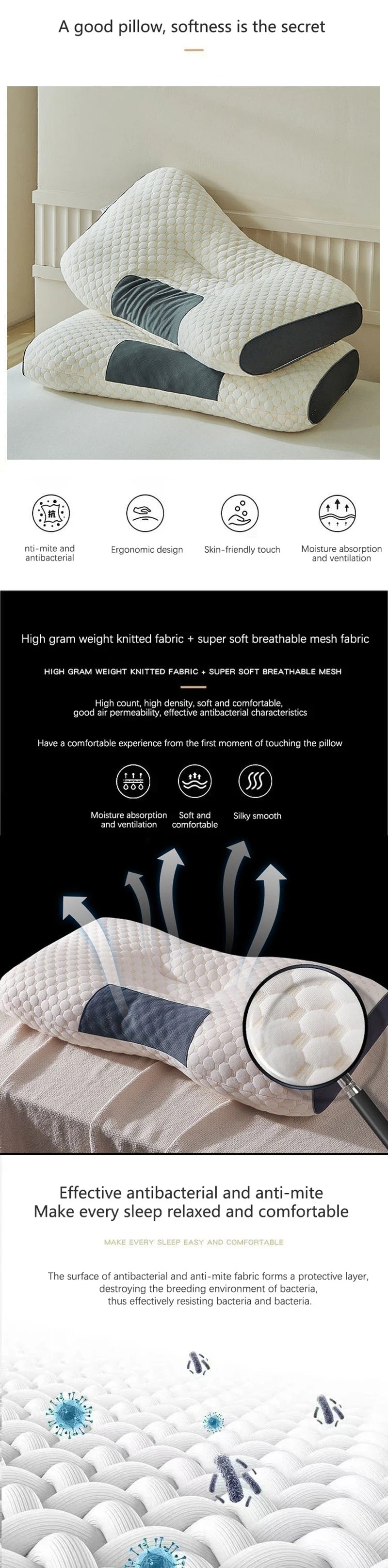 Cervical Support Sleep Pillow