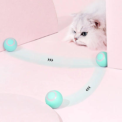 Balle roulante intelligente pour chat